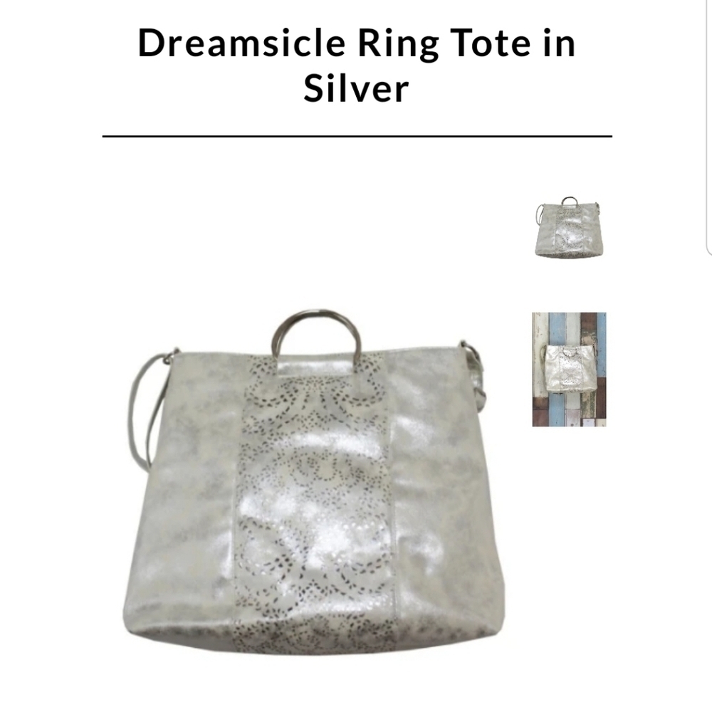 NWT T-Shirt & Jeans Dreamsicle Ring Tote 16 x 14